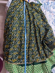 jaipuri green lehnga