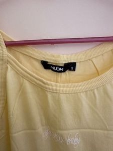 Lemon Yellow Strap Top