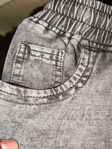 Gray Denim Jeans
