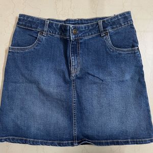 Denim Mini Skirt