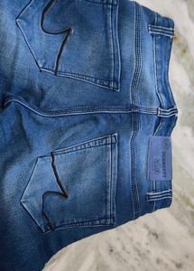 LINARIA Fashionable Men Blue Rough Jeans