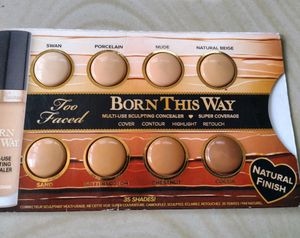 Too Face Born This Way Concealer Shade Card Sample