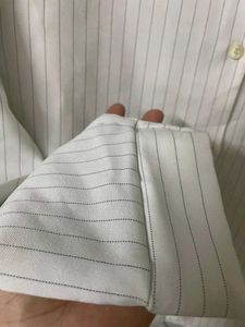 Striped Button-Down Shirt