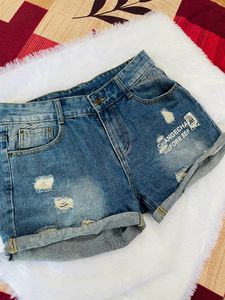 denim shorts