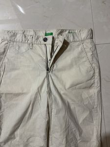 Benetton Striped Shorts