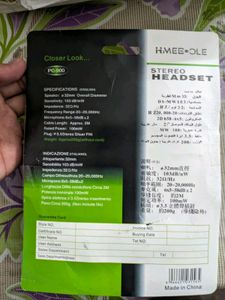 Stereo Headphone Headset