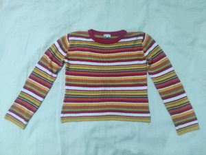 Multi Colour Semi Crop Sweater