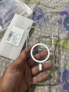 Clear I Phone 15 pro max back Case