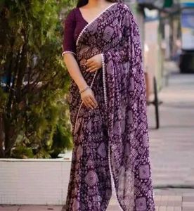 Saree With Blouse