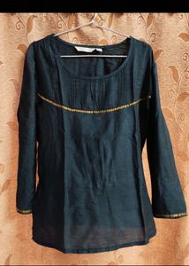 Van Heusen Shirt And Black Top