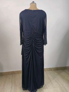 Navy Blue Evening Gown