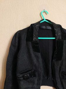 Elegant Black Bolero Jacket