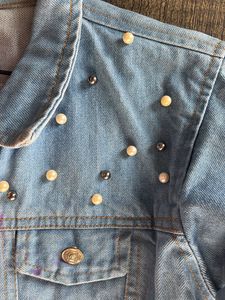 Embellished Denim Jacket For Women