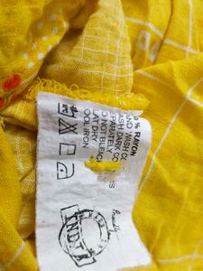 Yellow Floral Kurti