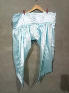 Elegant Light Blue Satin Kurta Setn