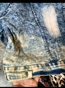 Acid Wash Denim Jacket