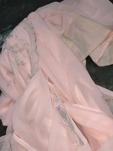 Soft Peach Colour Saree