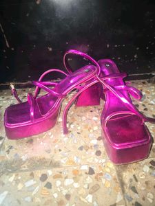 Hot Pink Platform Heels