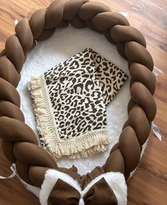 Baby Nest Bed Braided Brown Newborn