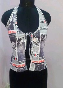 Pinteresty Halter Neck Top