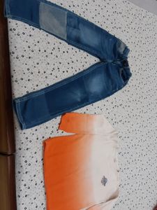 Tales And Stories Torn Jeans, Omre T Shirt