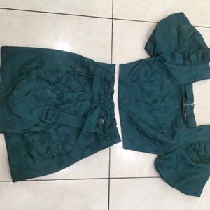 Green Two-Piece Set