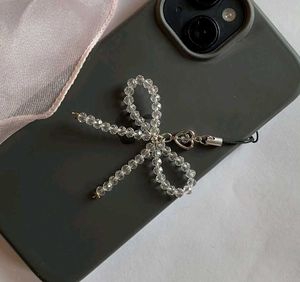 Beaded Crystal Phone Charms