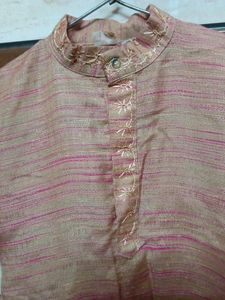 Khadi Kurta Pajama Jacket Set