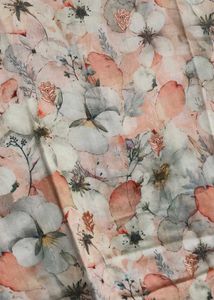 Women Peach Cotton Printed Kurta Set