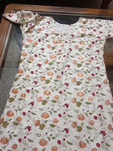Floral Print Kurta
