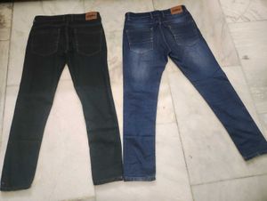 Men Jeans Combo Black/Blue(32)