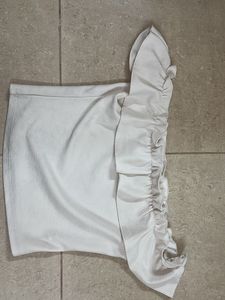 off Shoulder White Top By VVV