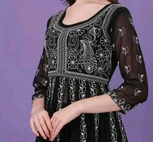 Elegant Black Ethnic Gown
