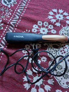 Nova Hair Straightner And Crimper Duo