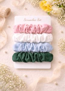 Scrunchie Set - Pastel Hues