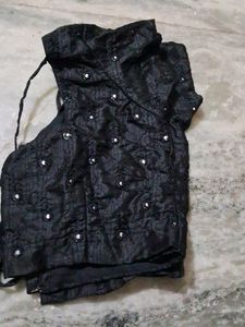 Black Embellished Blouse