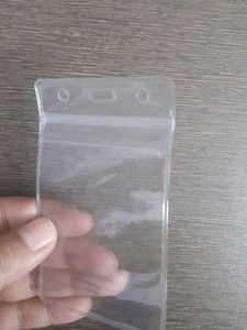 2 PC New Transparent Card Holder For Voter ID Aad