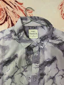 Mark &amp; Spencer Abstract Printed Casual Shirt