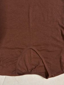 Plain V Neck Top