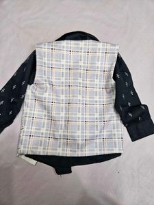 Navy Blue Suit Set