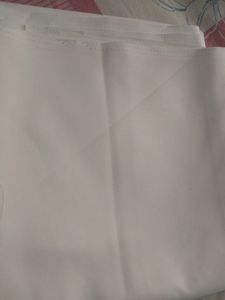 Plain White Unstitched Cloth Of Shirt