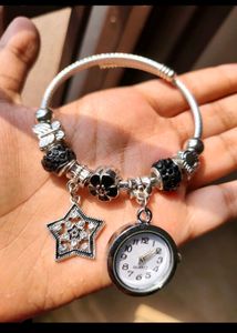 Korean Pandora Charm Bracelet With Watch
