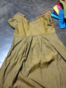 Embroidered A-Line Dress