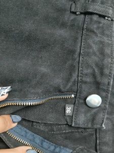 Ripped Black Wide Leg Jeans