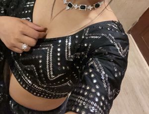 Black Colour Lehenga