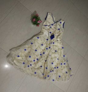 White Frock For Girl