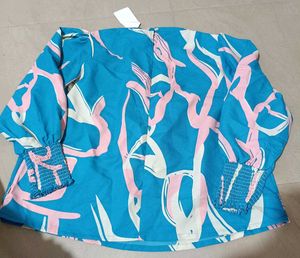 Abstract Print Top, xl size