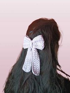 A Beautiful Crochet Hair Bow