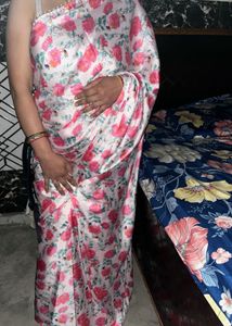 satin saree