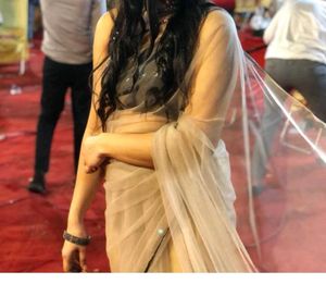 Elegant Beige Saree